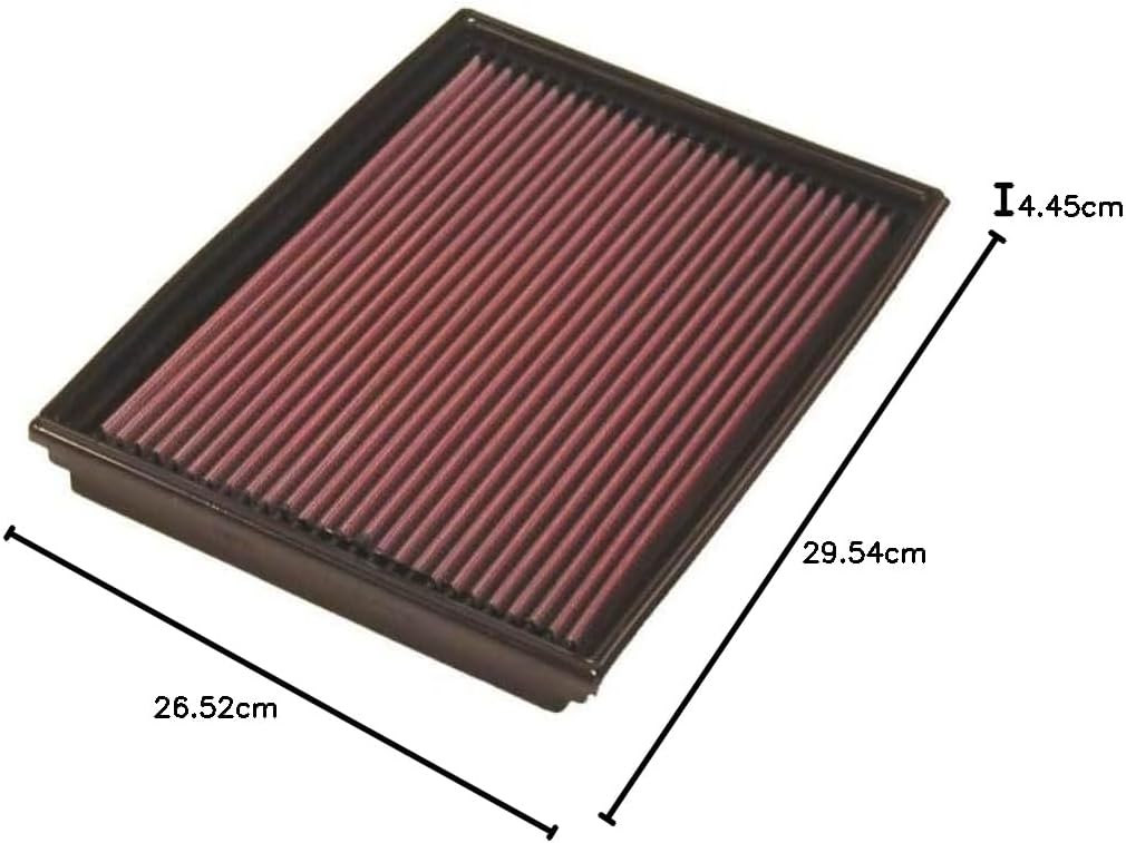 Detalle 2 de K&N 33-2212 Hochleistungs-Motorluftfilter – abwaschbar, langlebig, geeignet für Corsa C/Mk II, Meriva und mehr