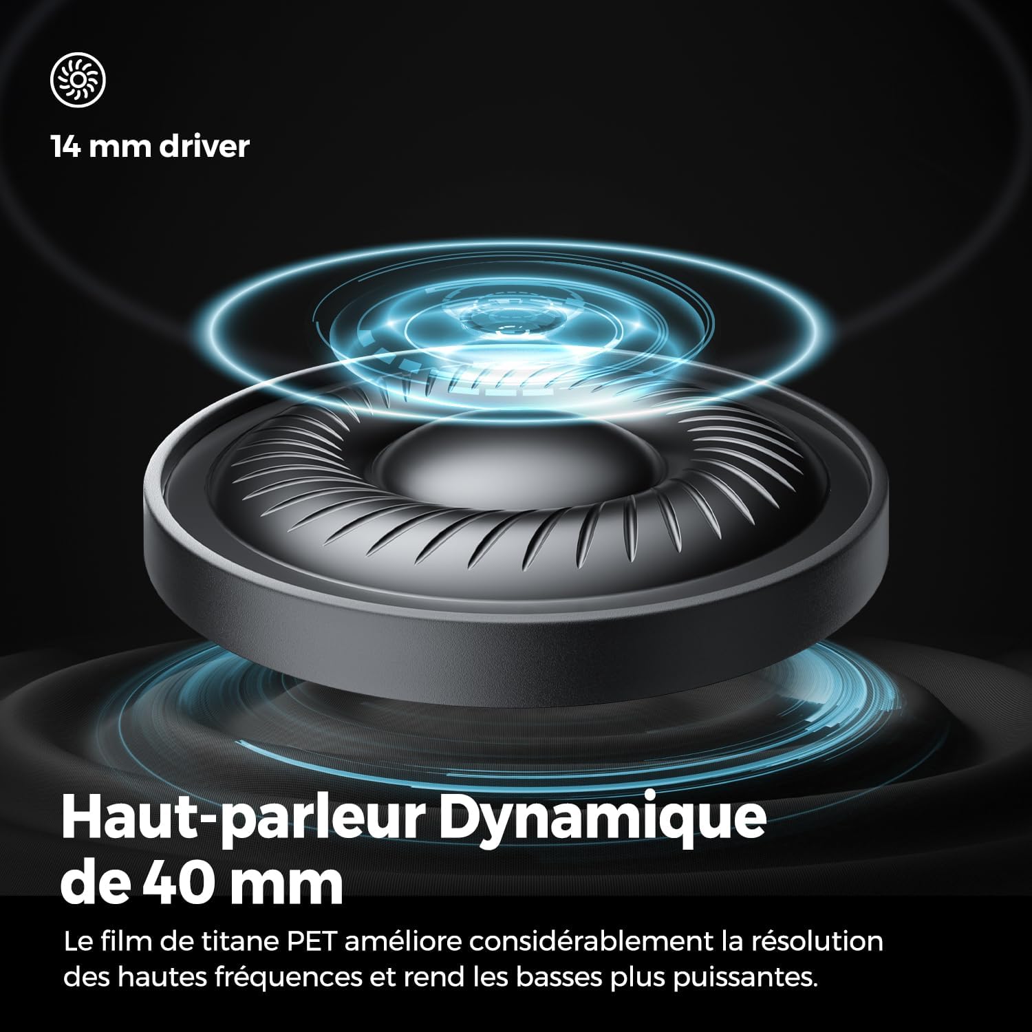 Thumbnail 2 de SoundPEATS Space casque ANC 40 mm