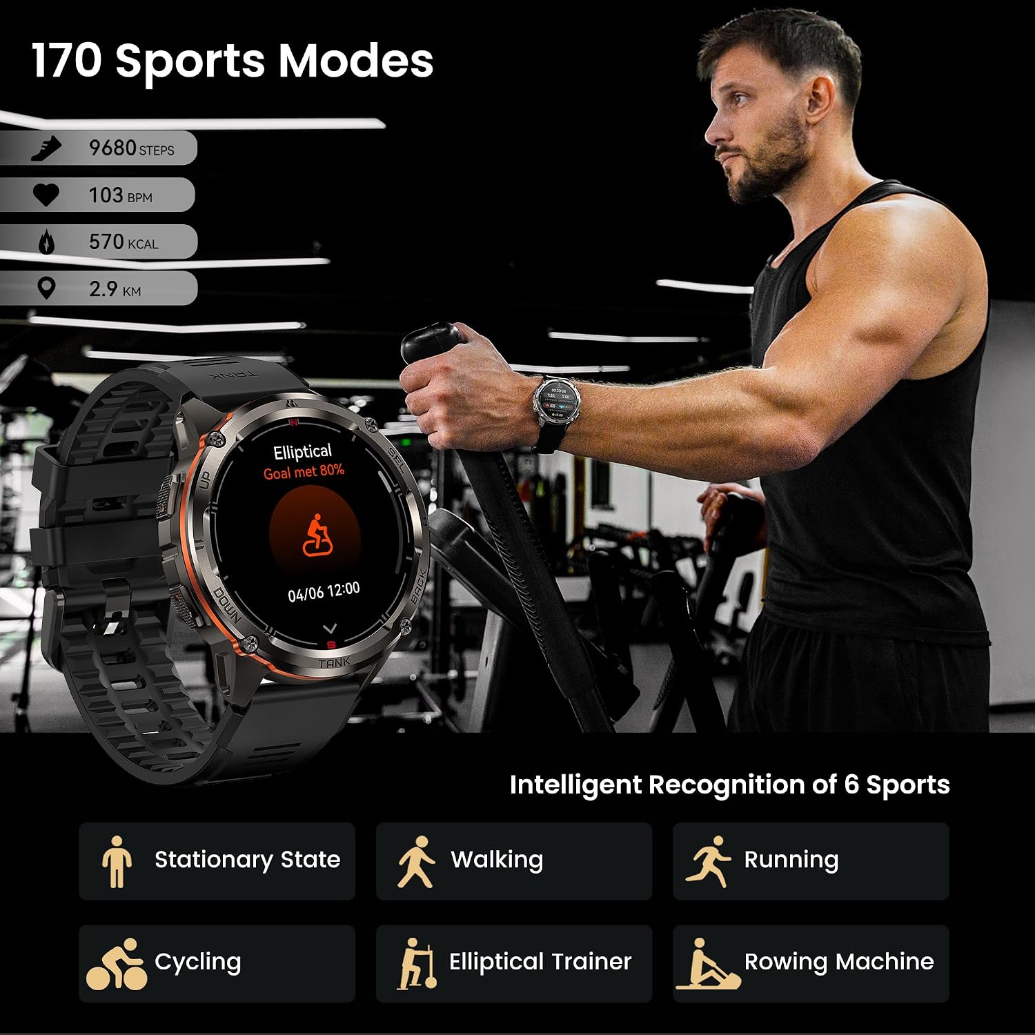 Thumbnail 6 de KOSPET TANK T3 Ultra 2 GPS Smart Watch for Men