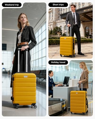 Thumbnail 8 de COOLIFE 20-Inch Carry On Suitcase for EasyJet — Durable PC+ABS Hard Shell, 38L