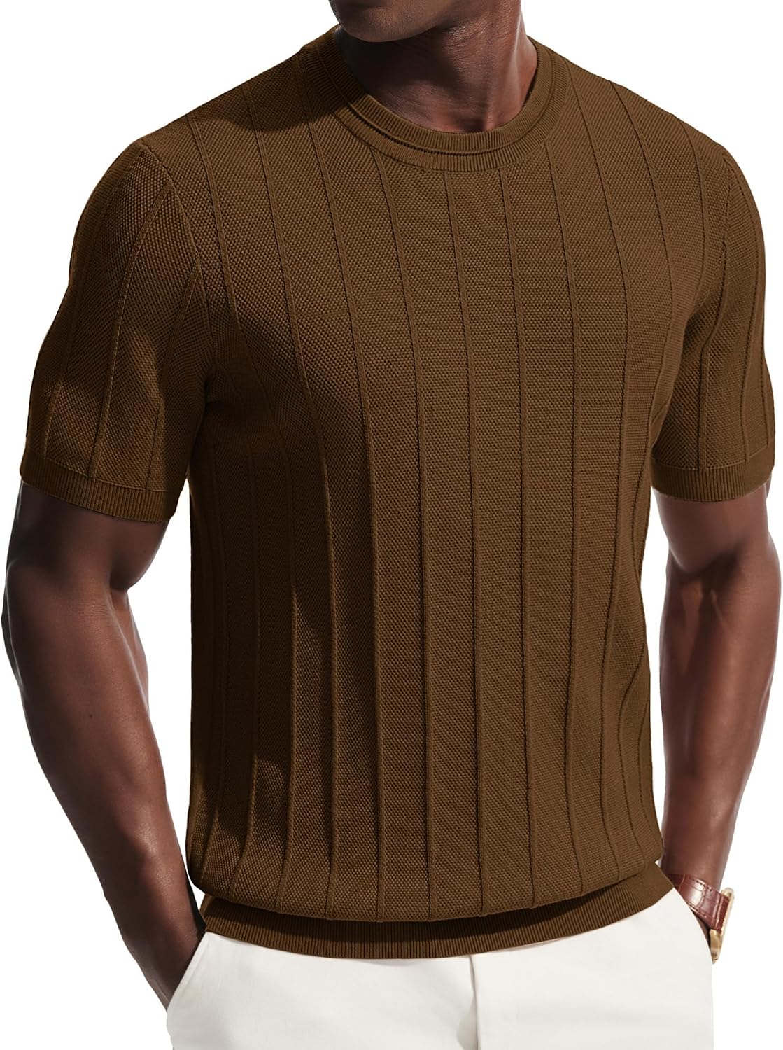 Detalle de PJ PAUL JONES T Shirt Herren Rundhals