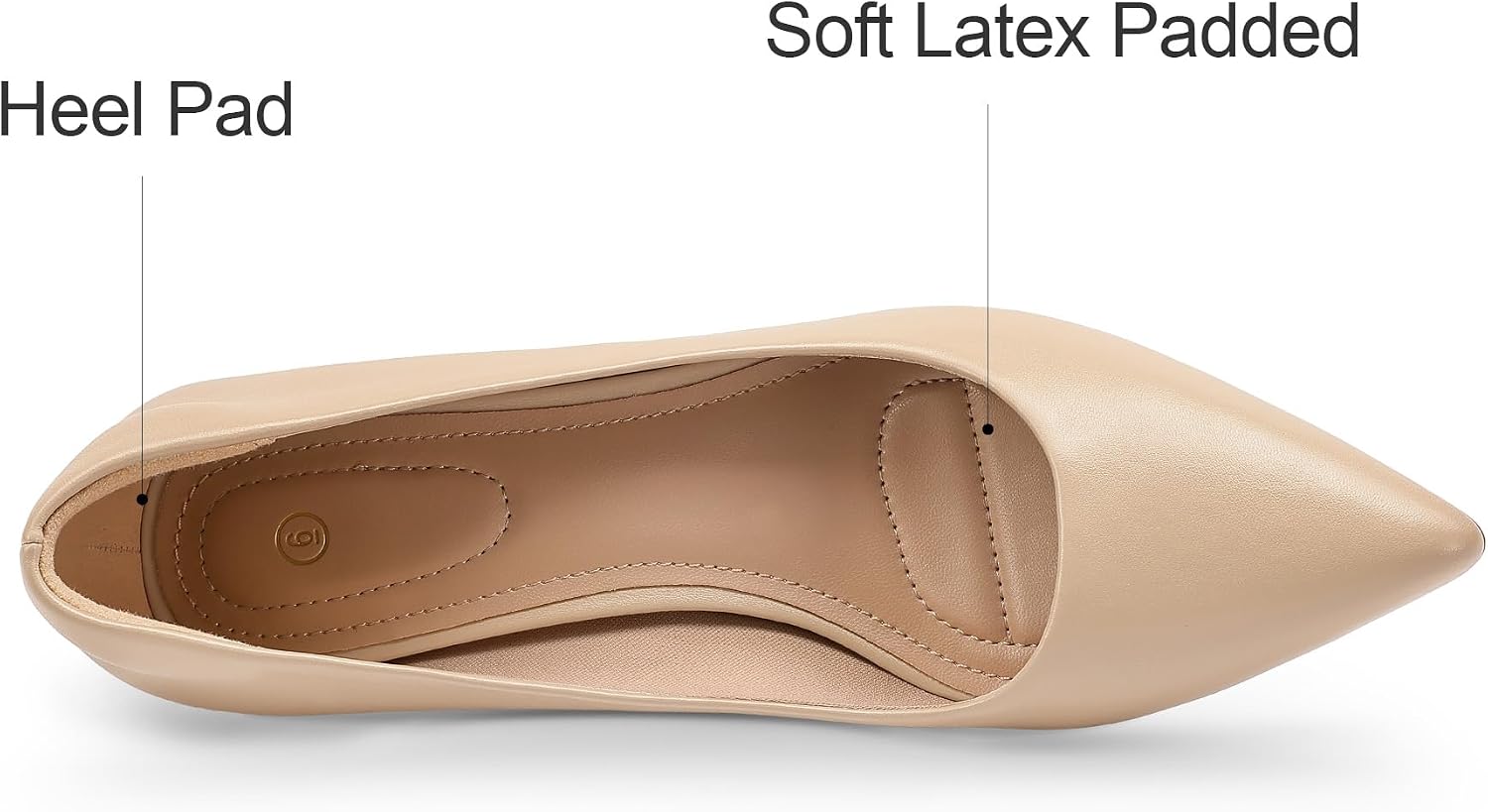 Detalle de mysoft Kitten Heels for Women: 2-Inch Closed Toe Pumps for Wedding and Everyday Wear