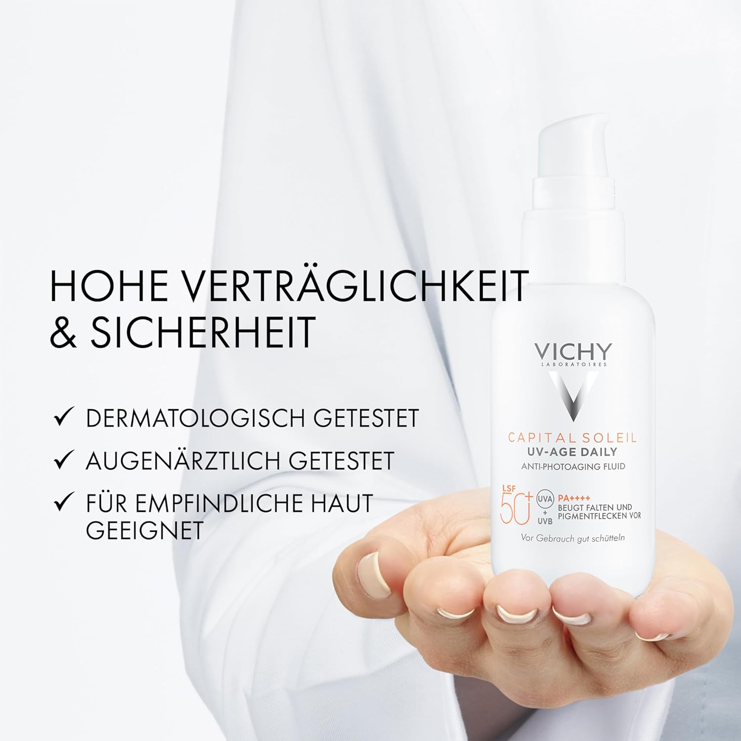 Thumbnail 3 de Vichy Capital Soleil UV-Age Daily SPF50+ Invisible Face Sun Protection with Niacinamide & Peptides (40ml)