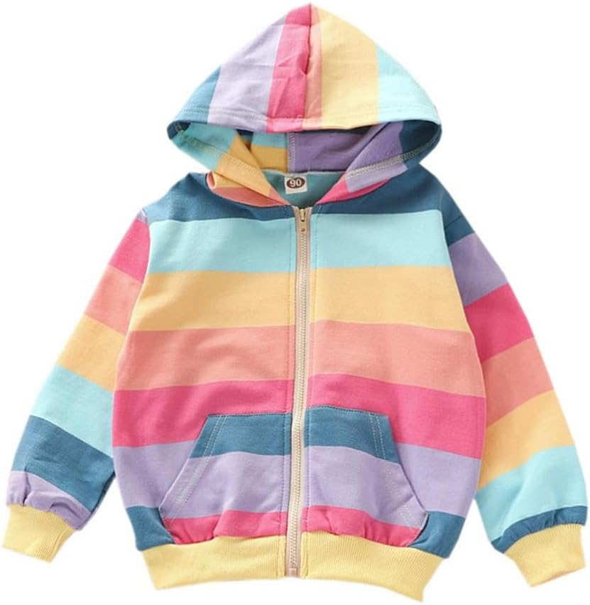 Thumbnail 6 de Girls Zip Up Hoodie for Toddler - Lightweight Cotton Sweatshirt