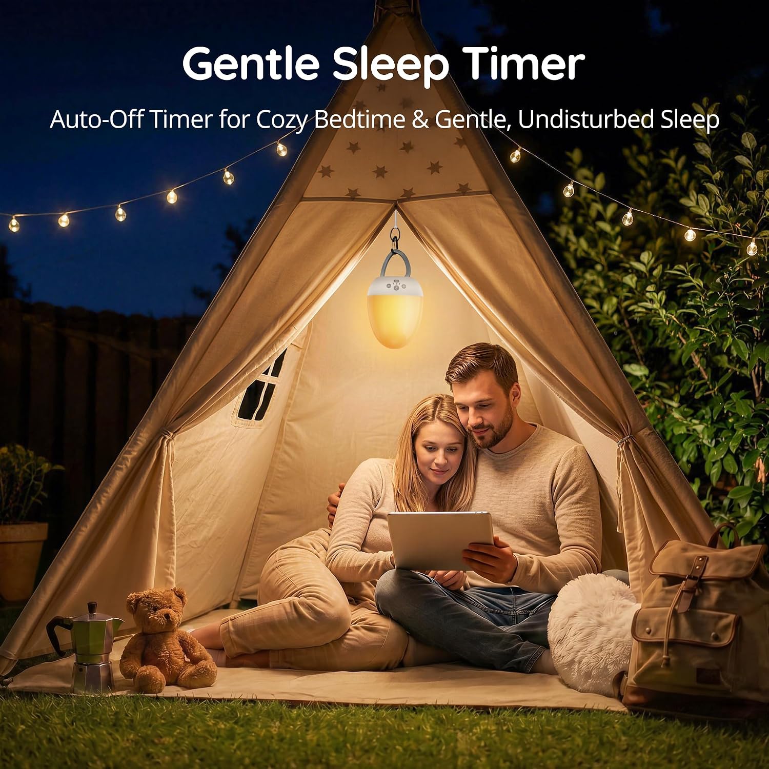Detalle 1 de Night Light and Sound Machine with 2500mAh Battery