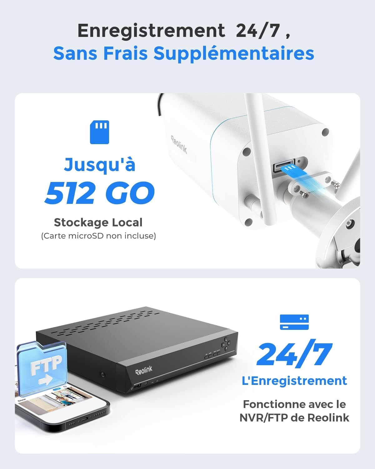 Thumbnail 6 de Reolink 4K Camera Surveillance WiFi Extérieure 🛡️?
