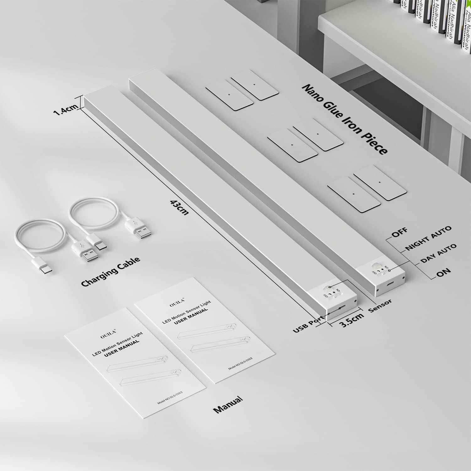 Thumbnail 6 de OUILA Luce LED sottopensile cucina 43 cm