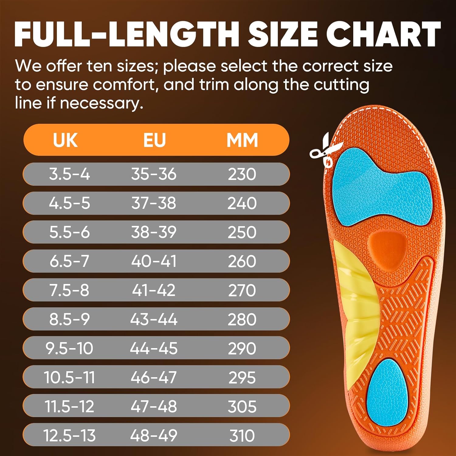 Thumbnail 6 de Footmaster orthopädische Einlegesohlen bei Plantarfasziitis & Plattfüßen – Fußgewölbestütze gegen Fußschmerzen