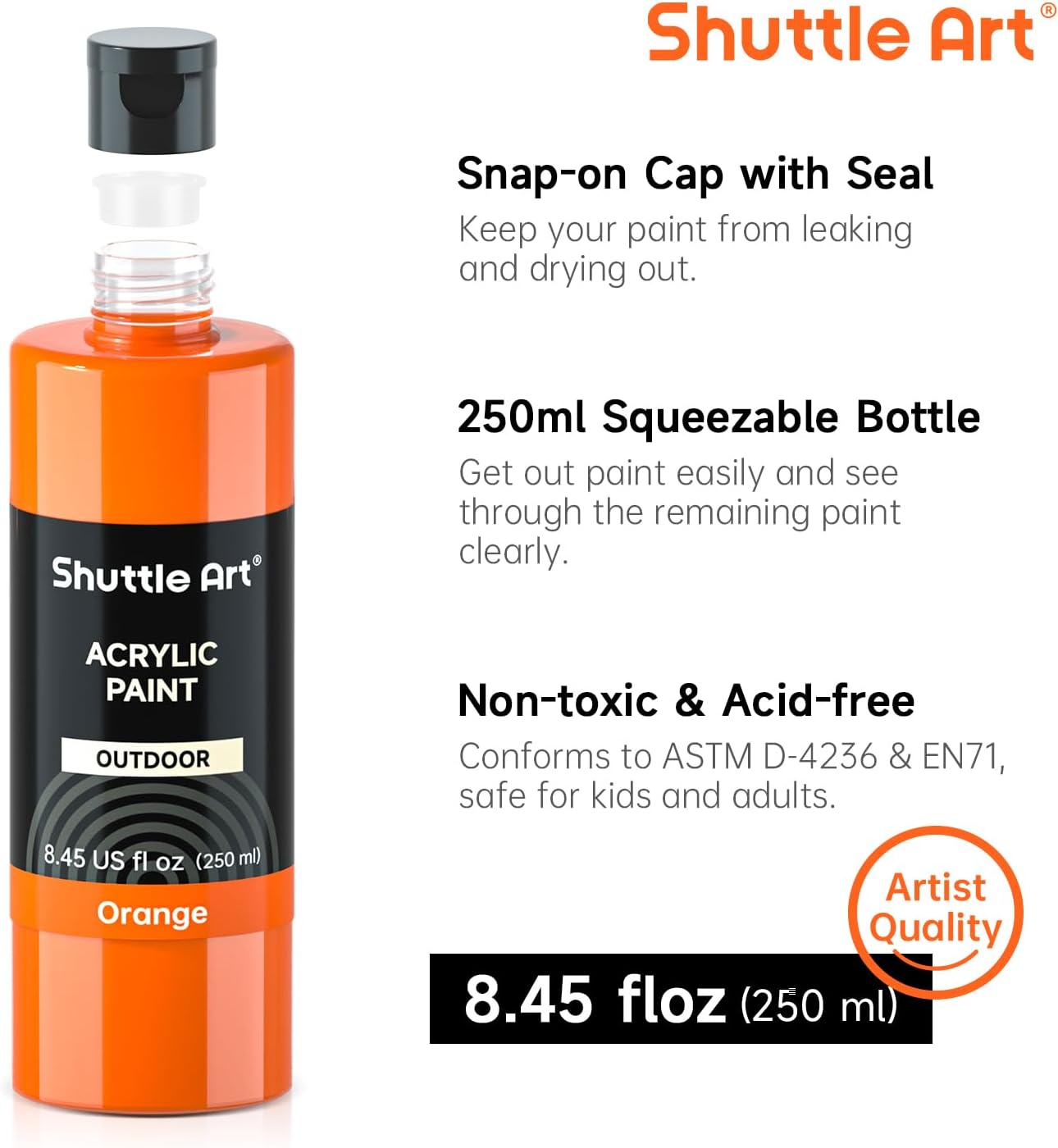 Detalle 2 de Shuttle Art Outdoor Acrylic Paint 250ml