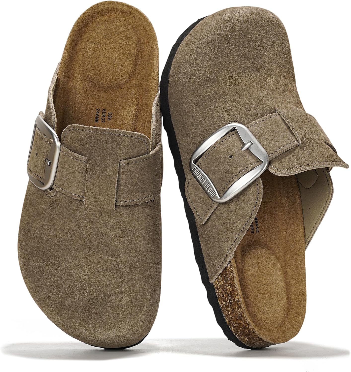 Detalle de Project Cloud Women's Leather Clogs