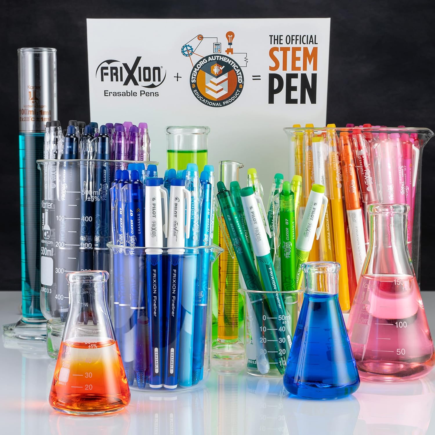 Thumbnail 2 de Pilot FriXion Erasable Gel Pens 0.7 mm, Pack of 10 🖊️
