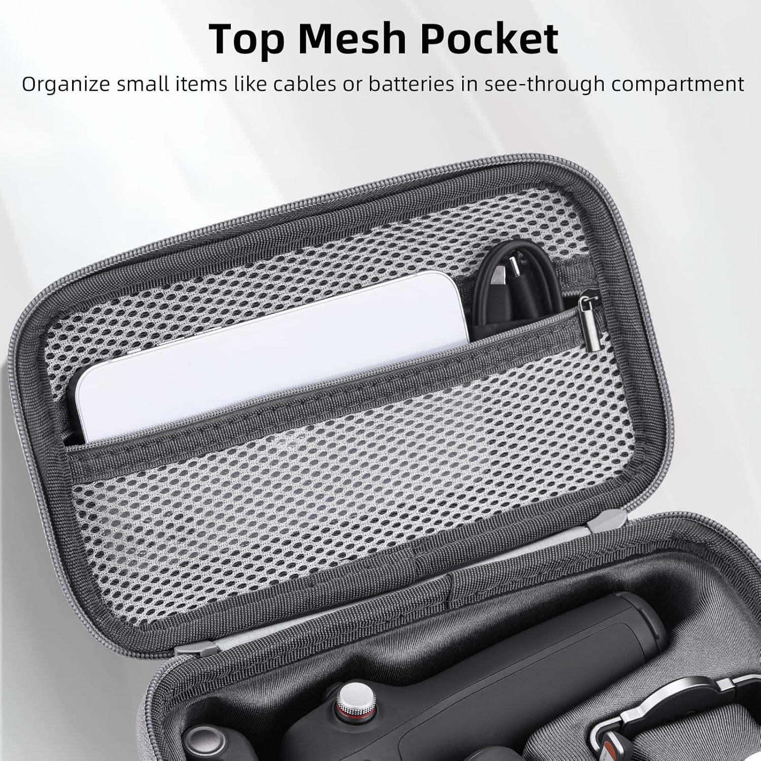 Thumbnail 4 de BRDRC Osmo Mobile 7P 8 Case: PU Leather Portable Storage for DJI Gimbal