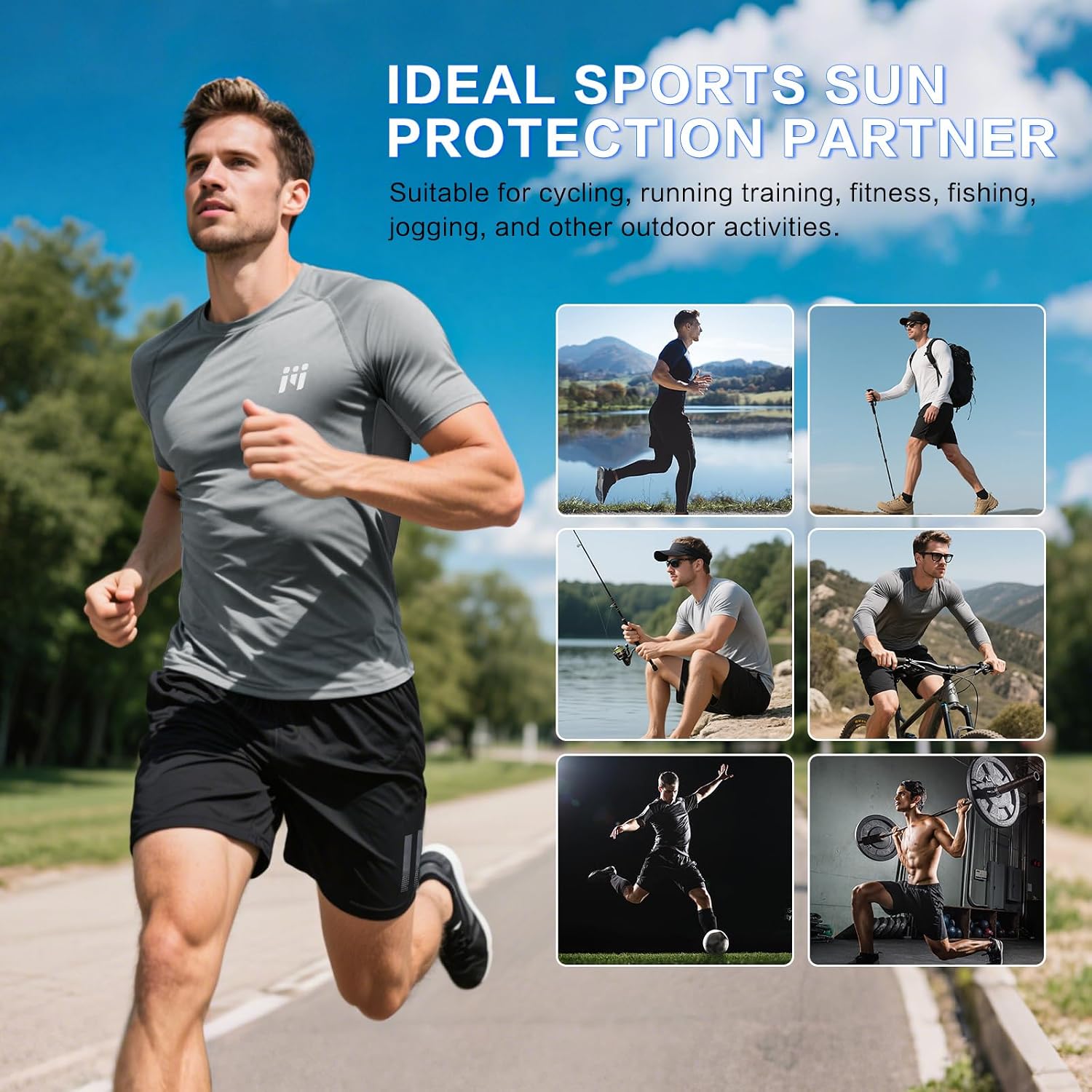 Thumbnail 5 de Set compressione sportiva uomo 4 pezzi