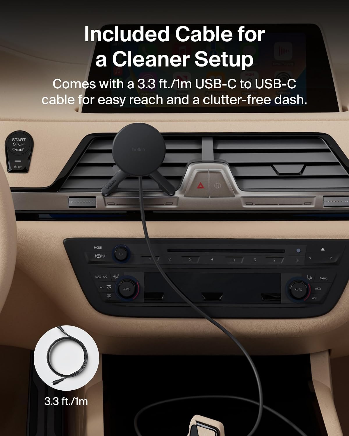 Thumbnail 6 de Belkin Magnetic Wireless Car Charger 15W