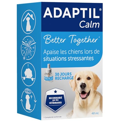 Detalle de ADAPTIL Calm – Recharge 48 ml pour chien : calme et sérénité sans somnolence
