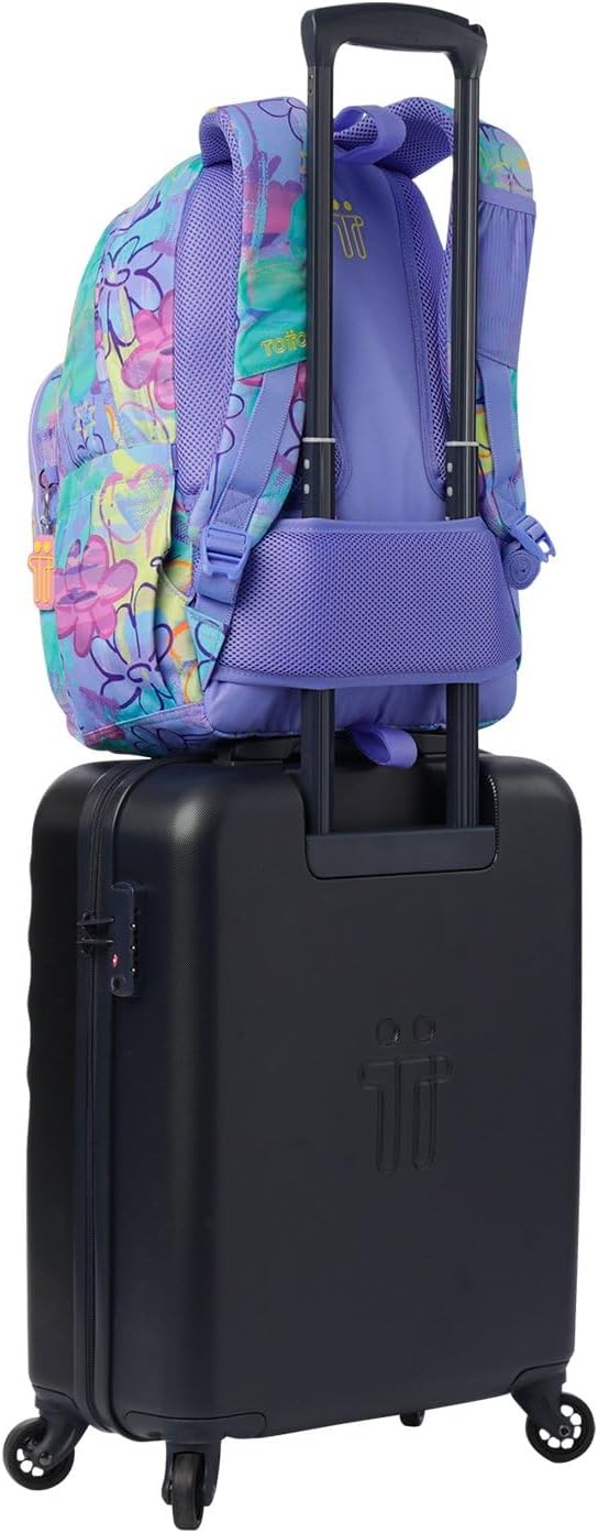 Thumbnail 5 de TOTTO Mochila Escolar Acuareles: 20 L, adaptable a carro y con compartimento para portátil