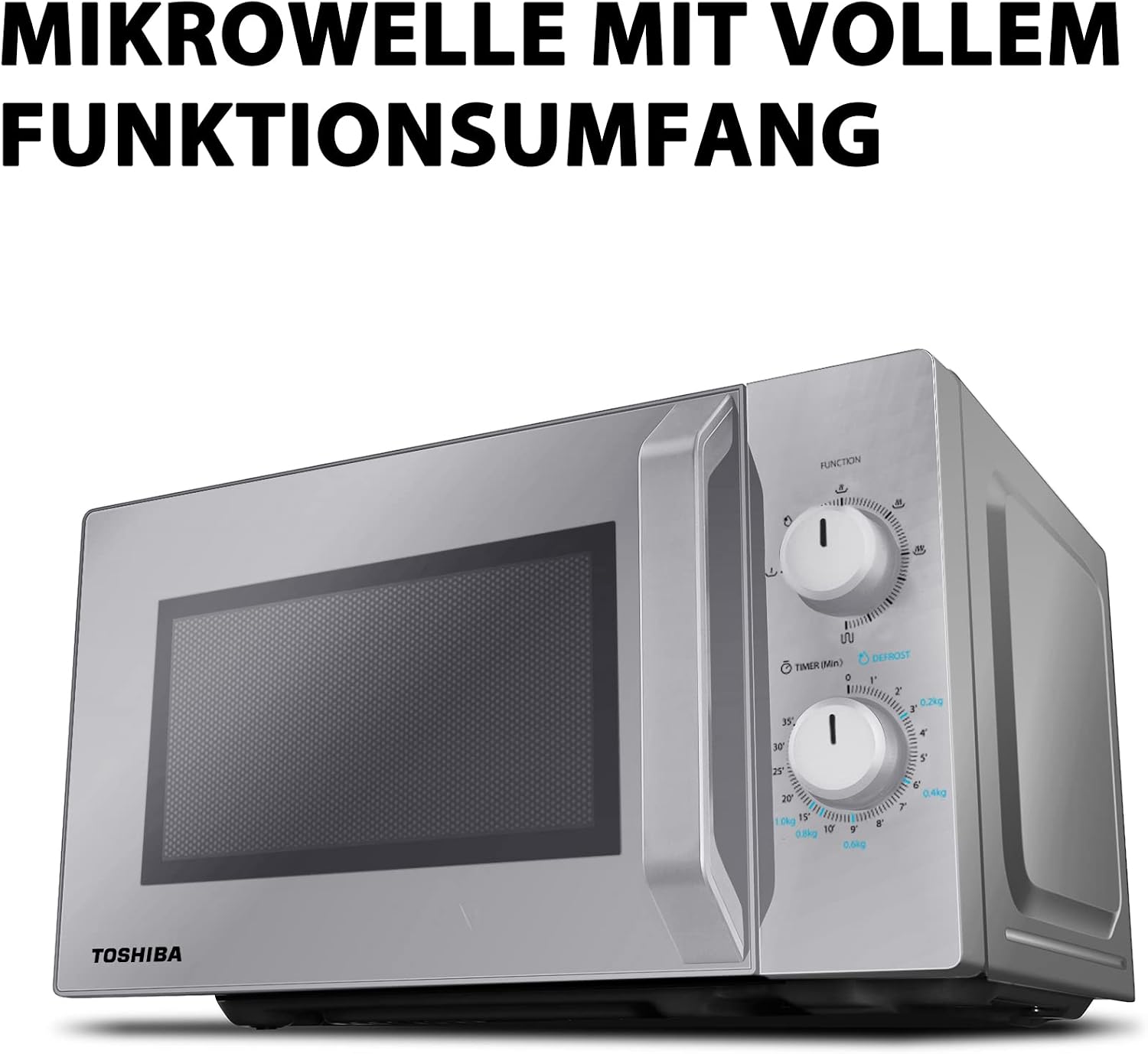 Thumbnail 1 de Toshiba Solo-Mikrowelle 20L MW2-MM20PF SL 800W