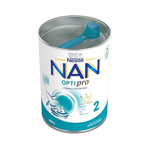 Detalle de NAN OPTIPRO 2 leche de continuación en polvo (3 botes de 800 g) Nestlé