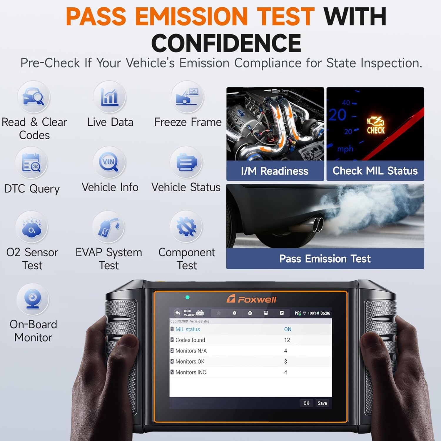 Thumbnail 6 de FOXWELL NT710 BMW Diagnostic Scanner 5.5"