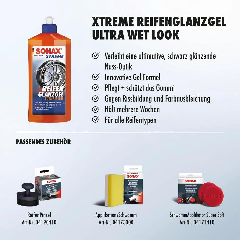 Thumbnail 2 de SONAX XTREME ReifenGlanzGel (500 ml) – Glänzender Schutz für Gummi & Reifen