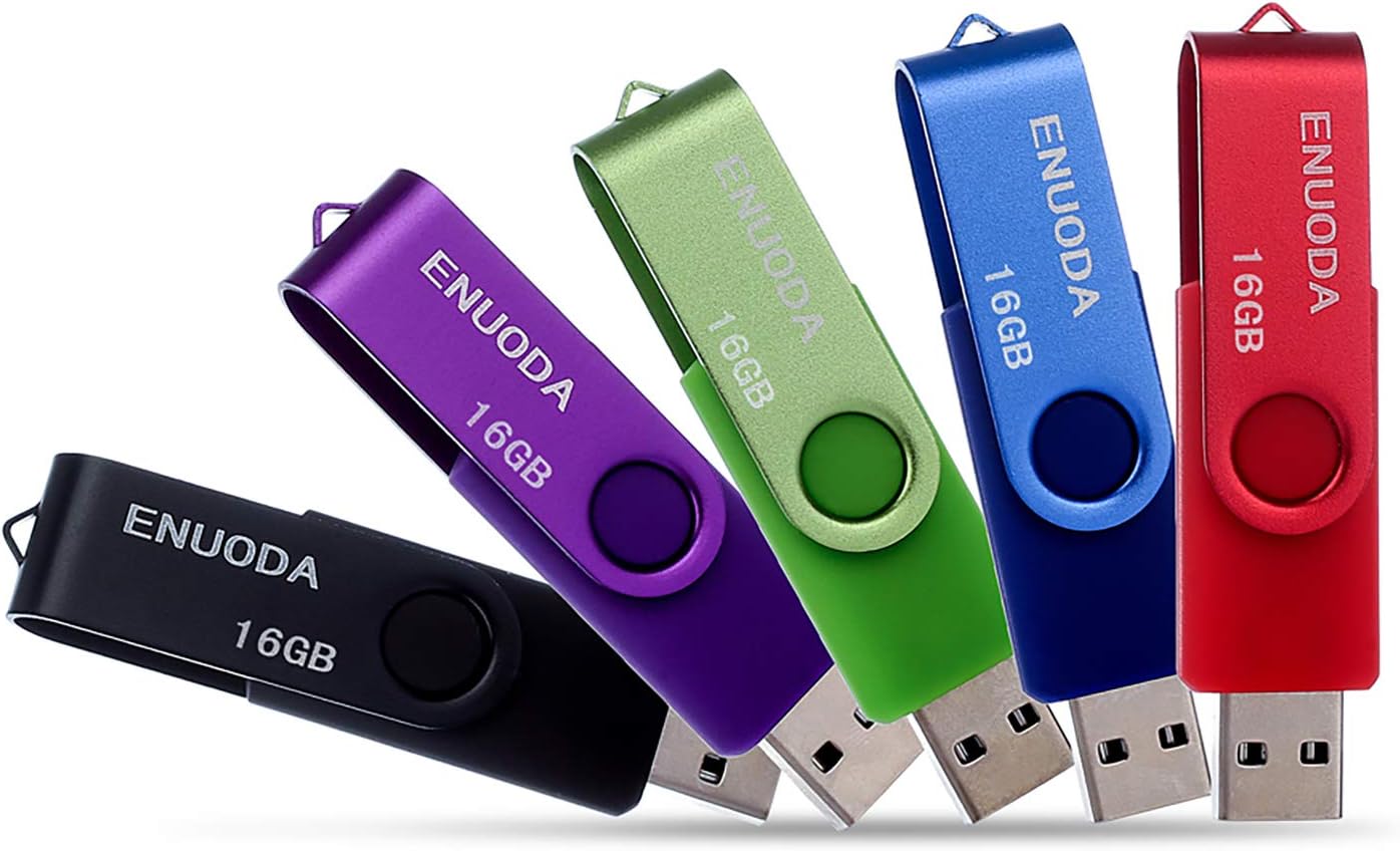 Thumbnail 6 de ENUODA Clé USB 64 Go Violet — USB 2.0, capuchon pivotant, stockage portable fiable