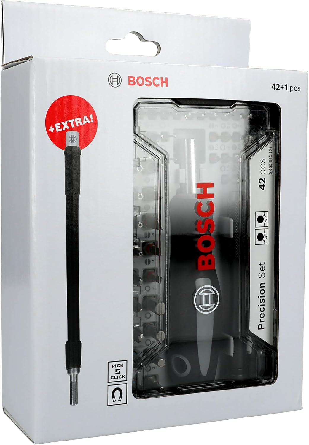 Thumbnail 6 de BOSCH 2607002837 精密ドライバービットセット 43点・フレックス延長ホルダー付き