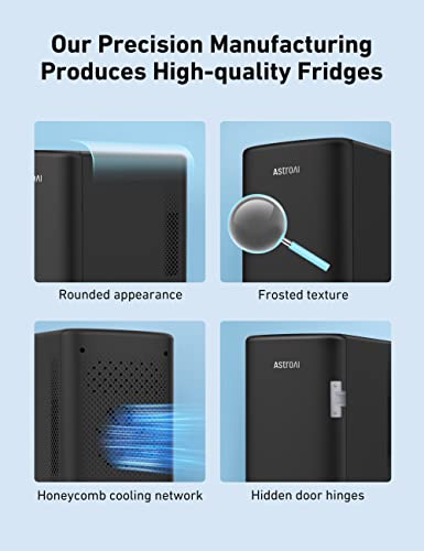 Detalle 2 de AstroAI Mini Fridge 6L (8 Cans) – Portable AC/DC Small Fridge for Bedrooms