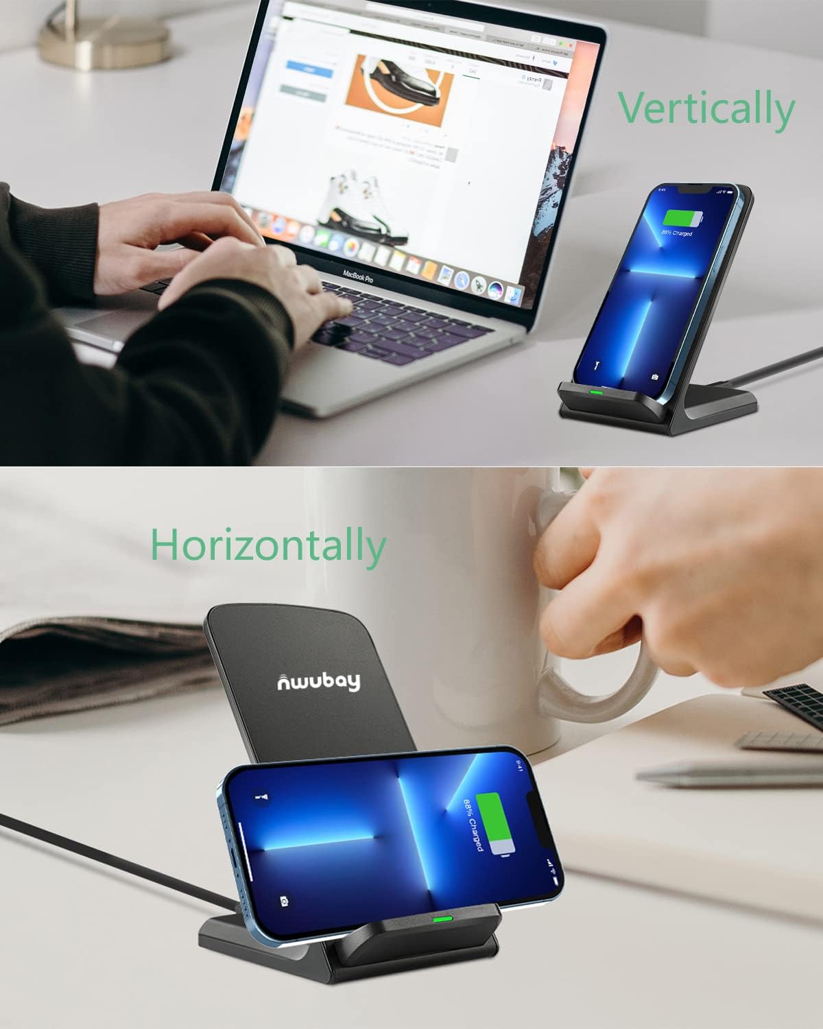 Detalle 2 de Pixel Charger Stand 10W Qi wireless charger