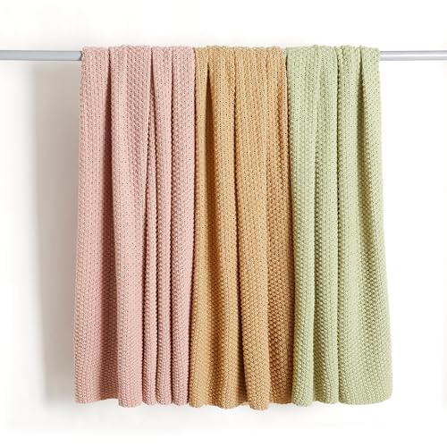 Detalle de Amazon Basics couverture tricotée 127 x 152 cm 🛋