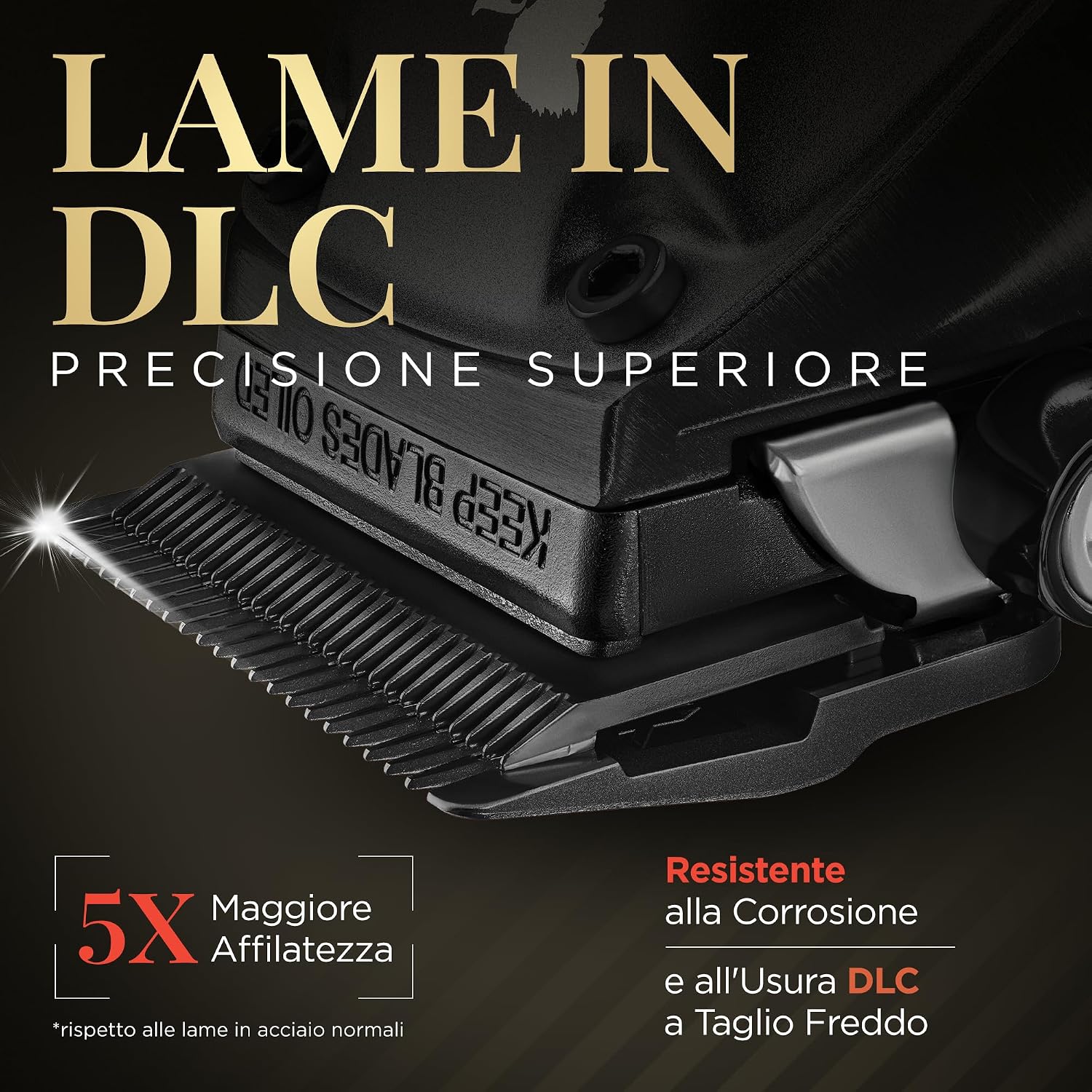 Thumbnail 6 de Fagaci Tagliacapelli Uomo Professionale Fusion con 2 Lame: Fade & Taper, 5x Affilatura più Duratura