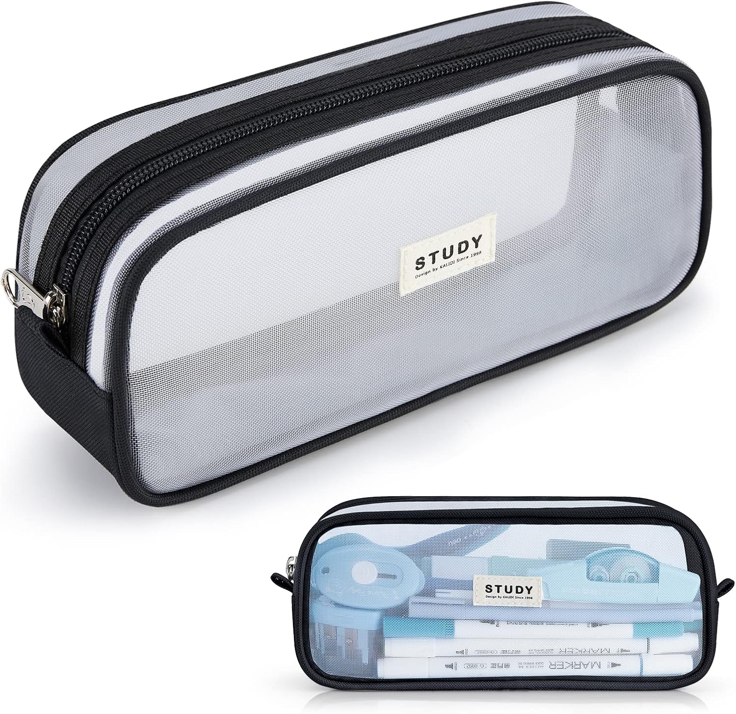 KALIDI Clear Pencil Case 23cm