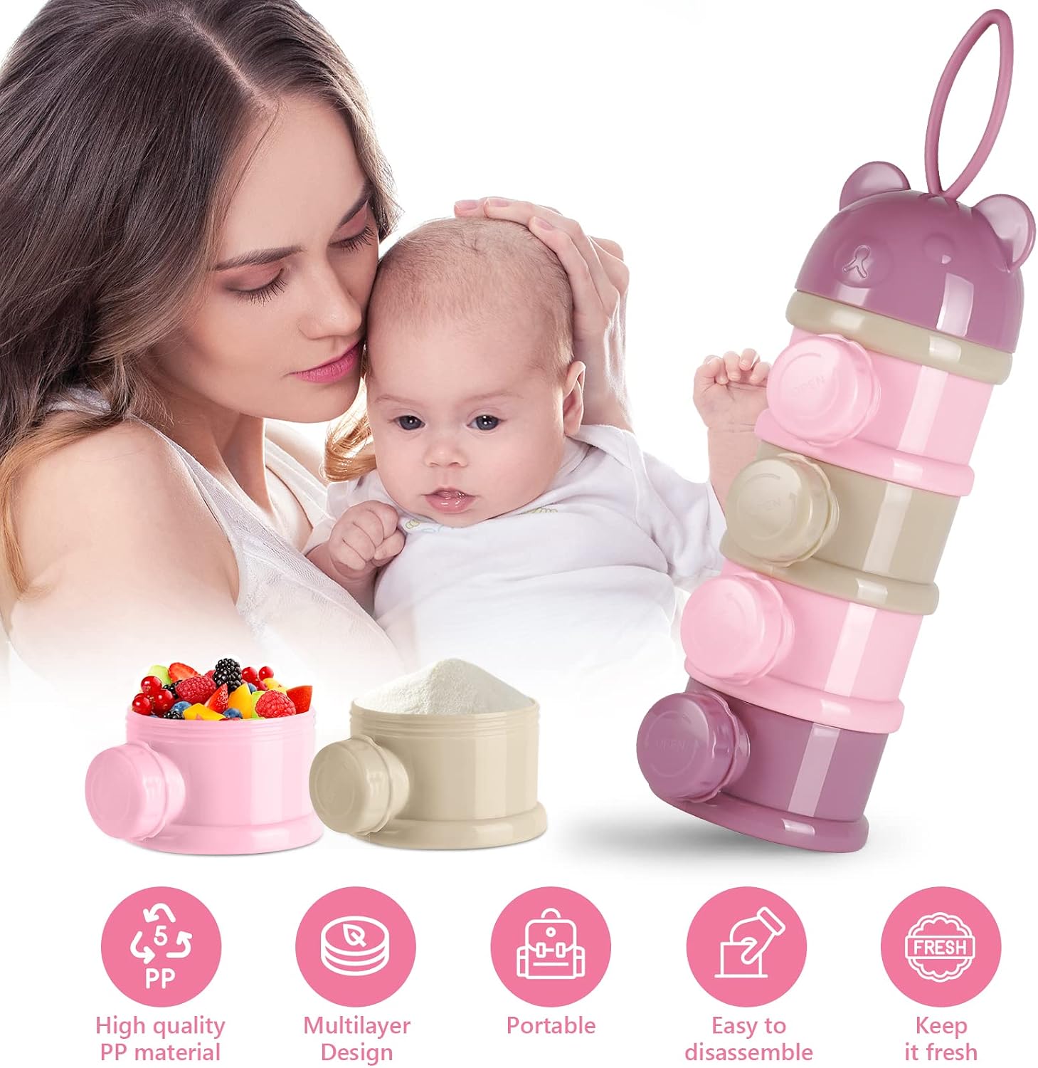 Thumbnail 2 de Vicloon dispenser latte in polvere 4 scomparti