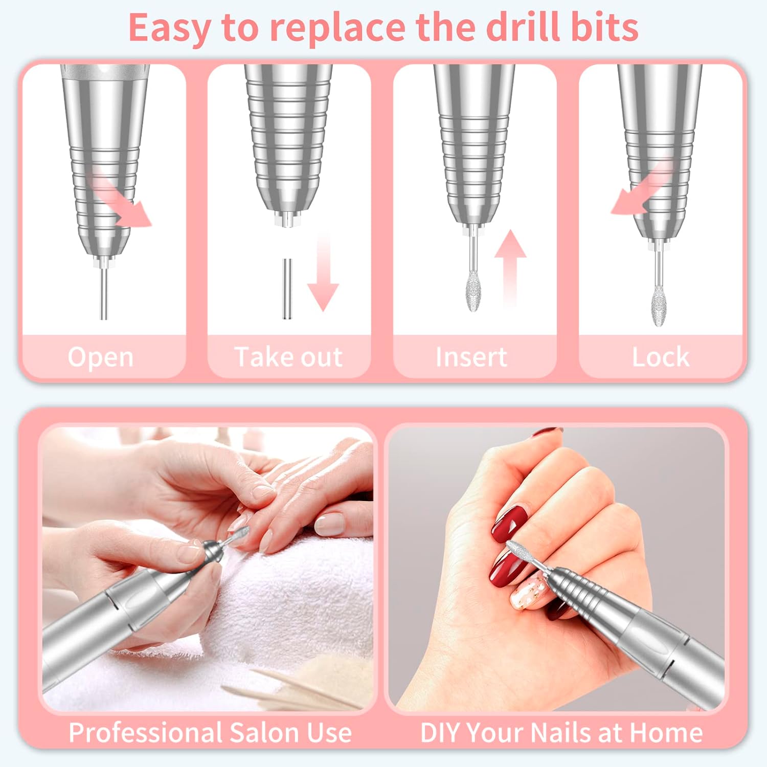 Thumbnail 5 de MOCOWIND Portable Nail Drill 35000 RPM