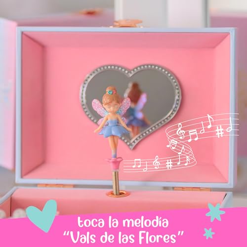Detalle 1 de Giggle & Honey Joyero Musical de Hada 15,2 cm
