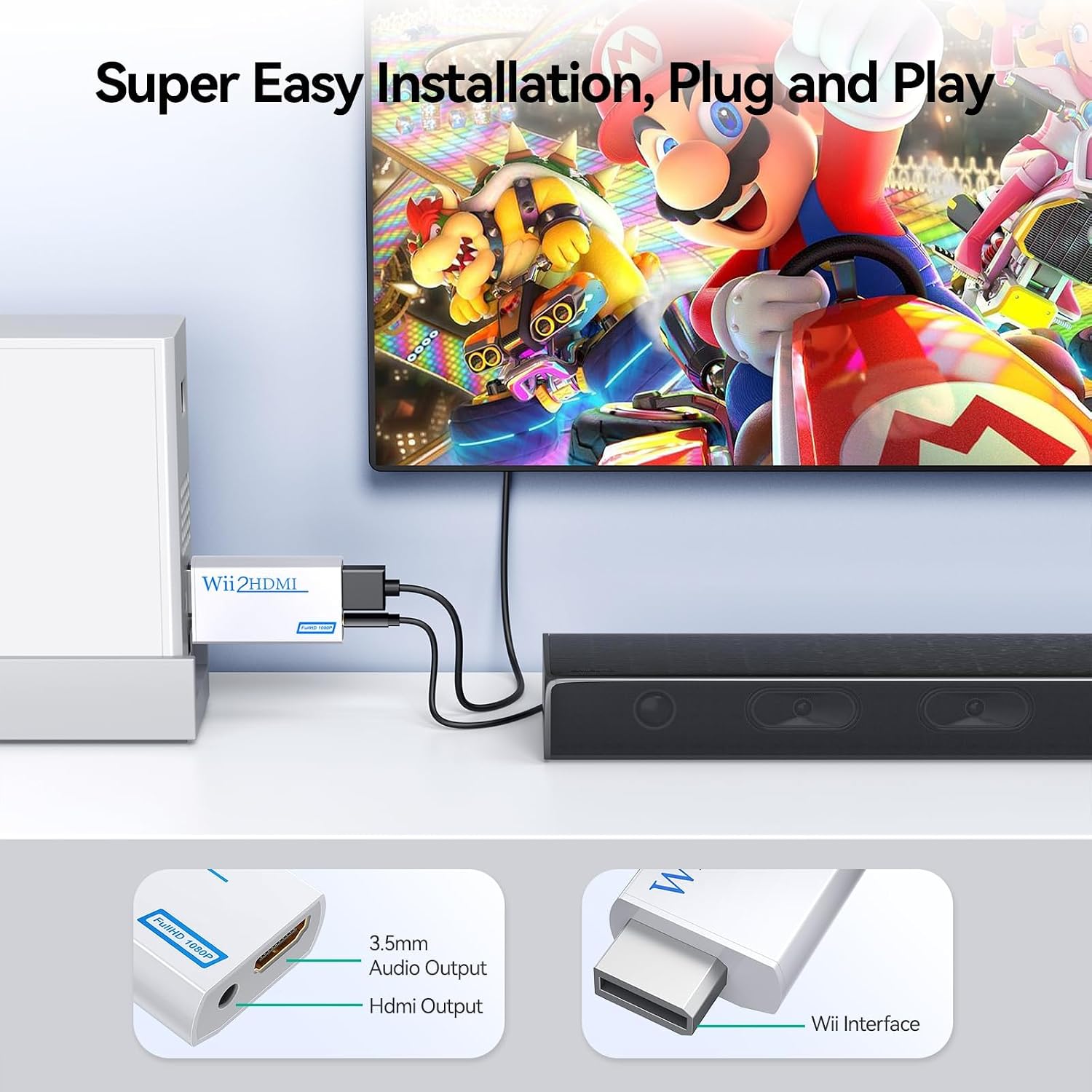 Detalle 2 de GANA Wii to HDMI Converter