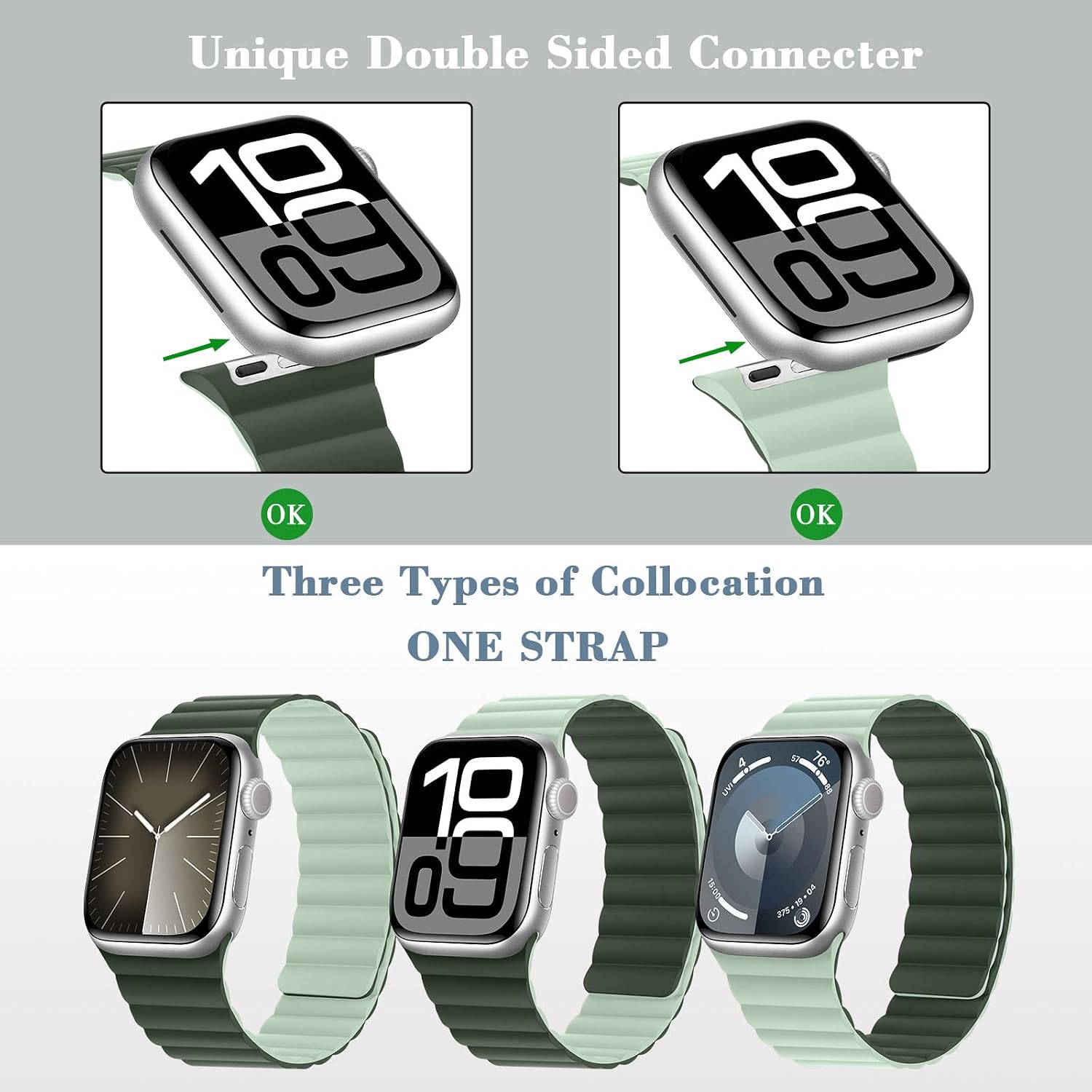 Thumbnail 1 de HITZEE magnetic Apple Watch strap 38-49mm