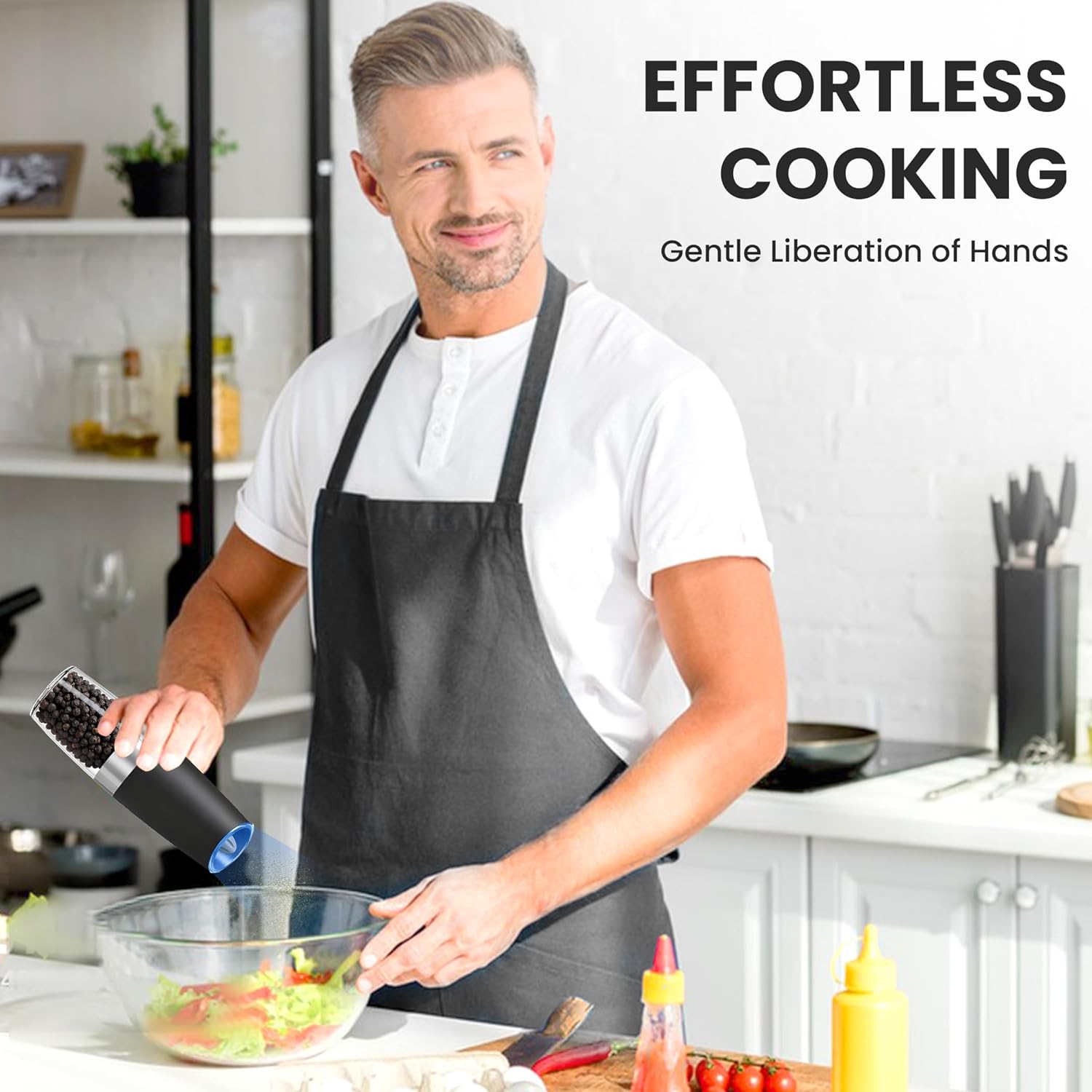 Thumbnail 5 de UNNEES Gravity Electric Grinder 2-pack 🧂