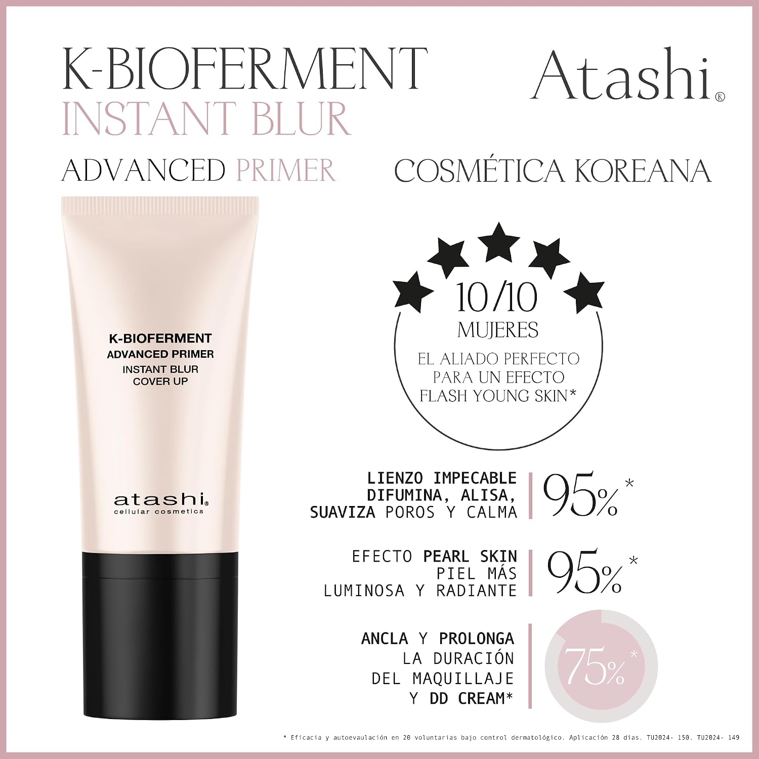 Detalle 2 de Atashi K-Bioferment Instant Blur | Primer Antiedad Suave