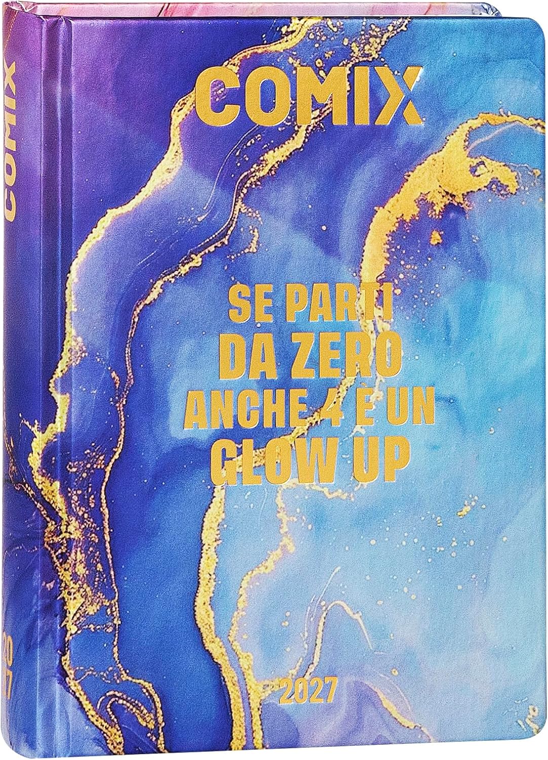 Detalle de COMIX Agenda 2027 Giornaliera 16 Mesi: 576 pagine, copertina rigida e stile Gen Z per studenti delle medie e superiori