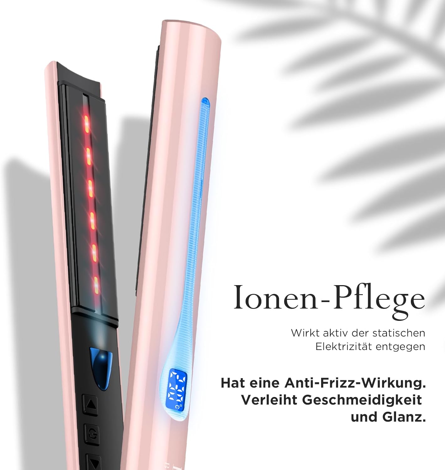 Thumbnail 2 de PARWIN PRO BEAUTY Infrarot-Ionen Haarglätter 2 in 1 – Glätten & Locken mit Infrarot- und Ionen-Therapie