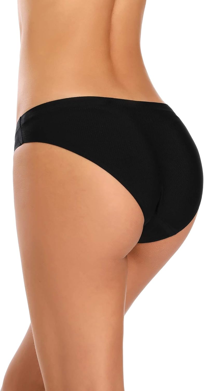 Detalle 2 de VOENXE Slip Donna Senza Cuciture – Mutande microfibra invisibili (Pacco da 5)