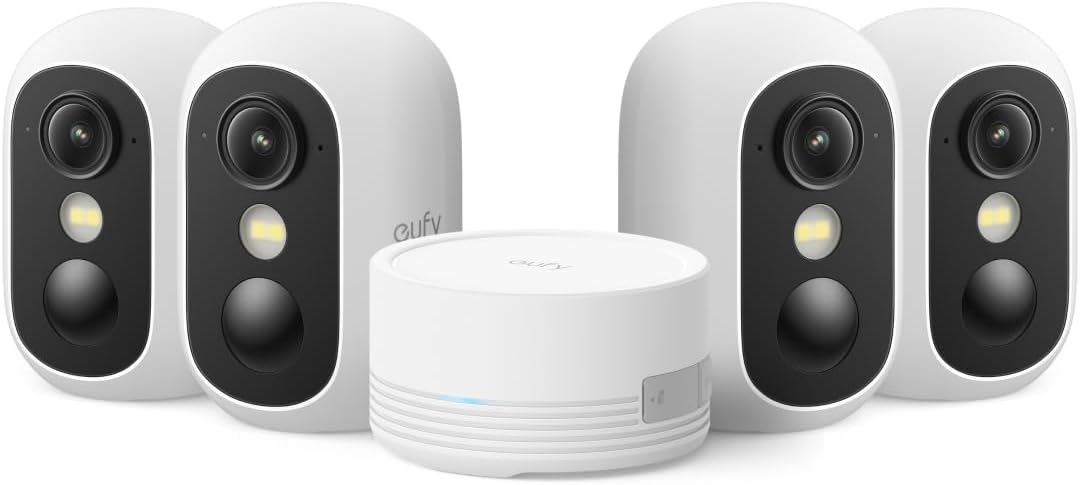 Detalle de eufy Security eufyCam C35 Kit 4 cámaras
