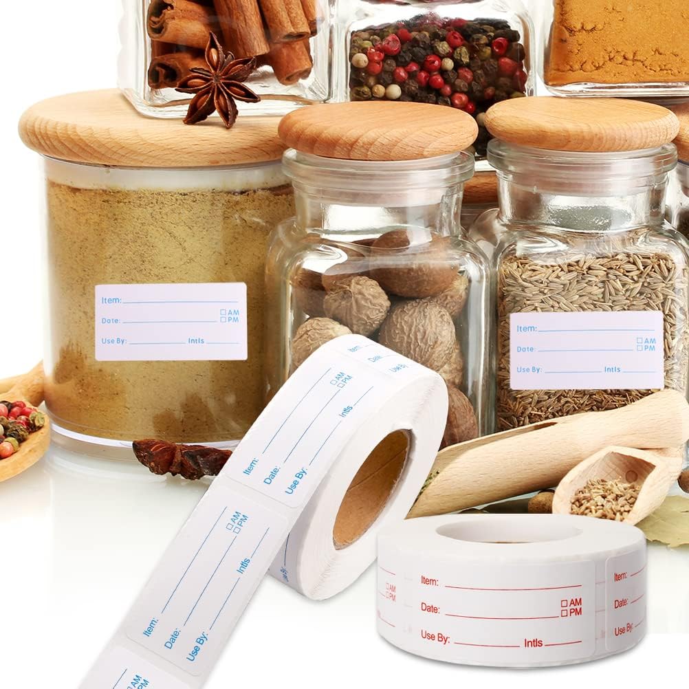 Detalle 2 de Removable Food Stickers 2 Rolls 1000pcs