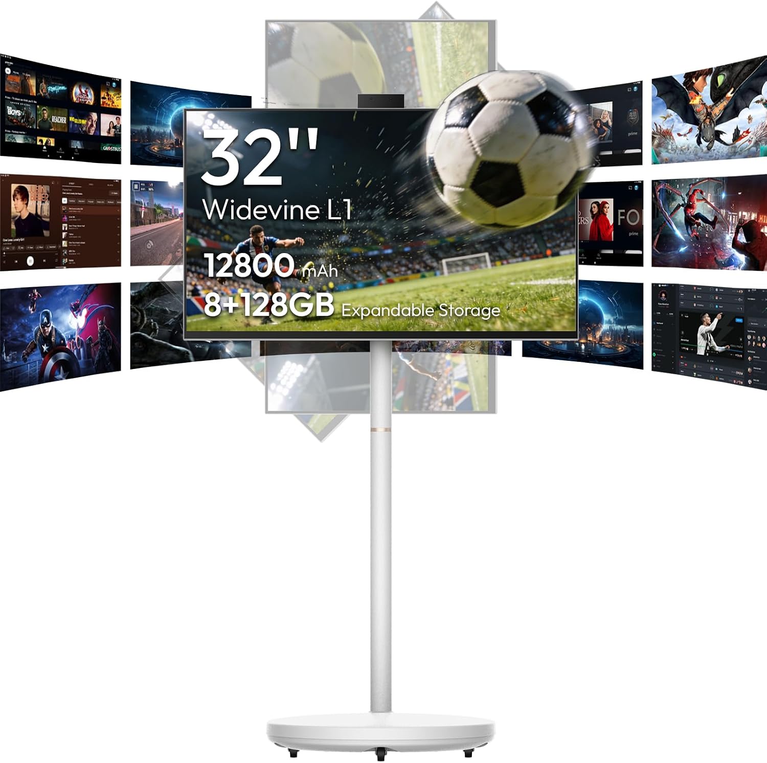 Detalle de MESWAO Portable Smart TV, 32-Inch