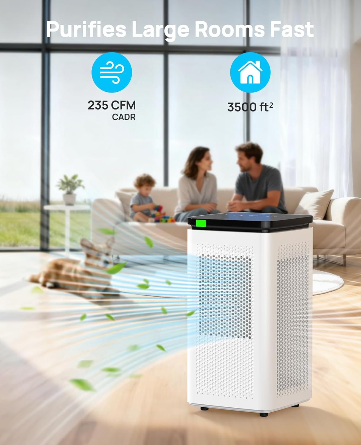 Thumbnail 2 de Air Purifiers for Home 3500 Ft² H13 HEPA