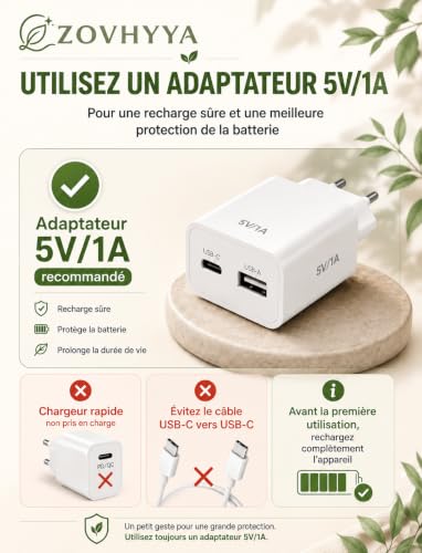 Thumbnail 8 de ZOVHYYA Raquette Électrique Insecte Pliable 4000V – Interieur / Exterieur, Blanc