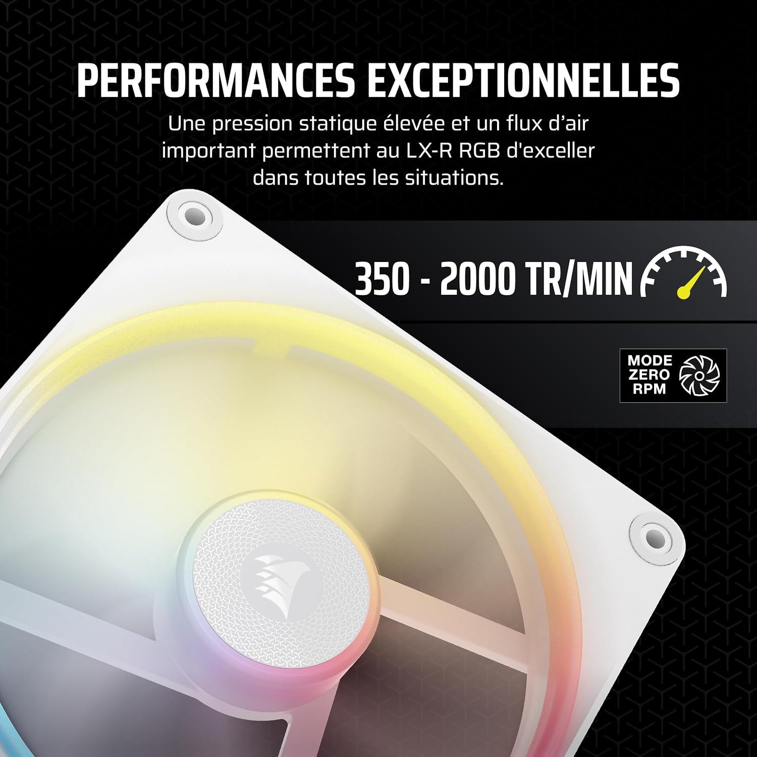 Thumbnail 6 de CORSAIR iCUE LINK LX140-R RGB CO-9051056-WW 140 mm PWM-ventilatorset, wit