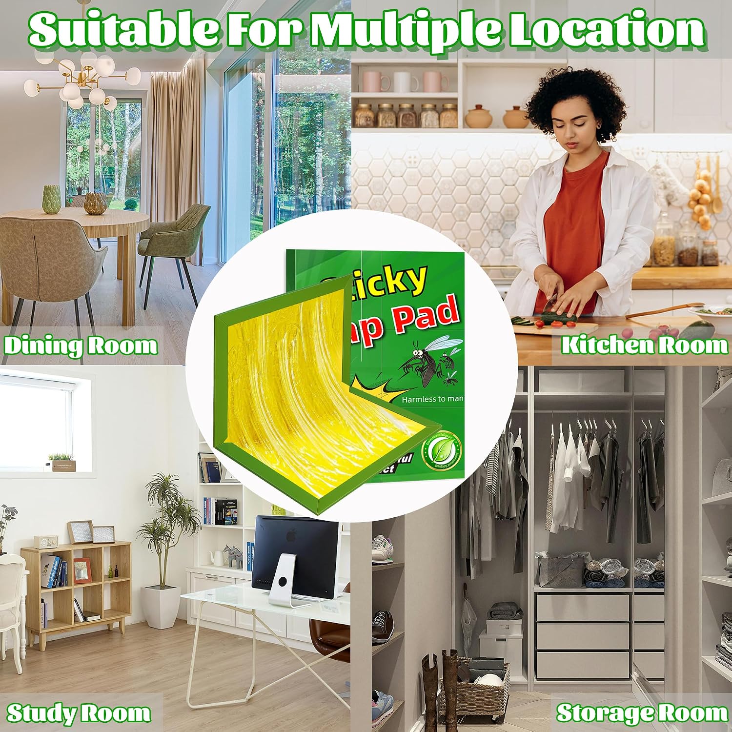 Detalle 2 de Sticky Traps Large Extra Strong 5-pack 🪤