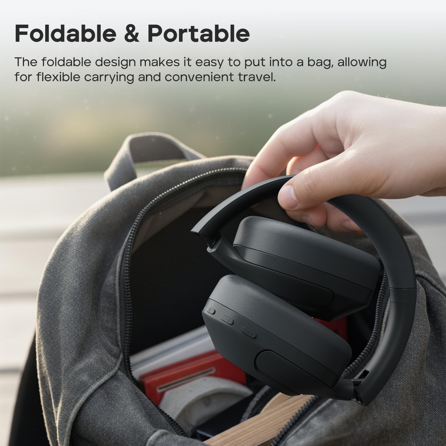 Thumbnail 6 de Tribit QuietPlus 81 wireless noise-cancelling headphones with deep bass and up to 110H playtime