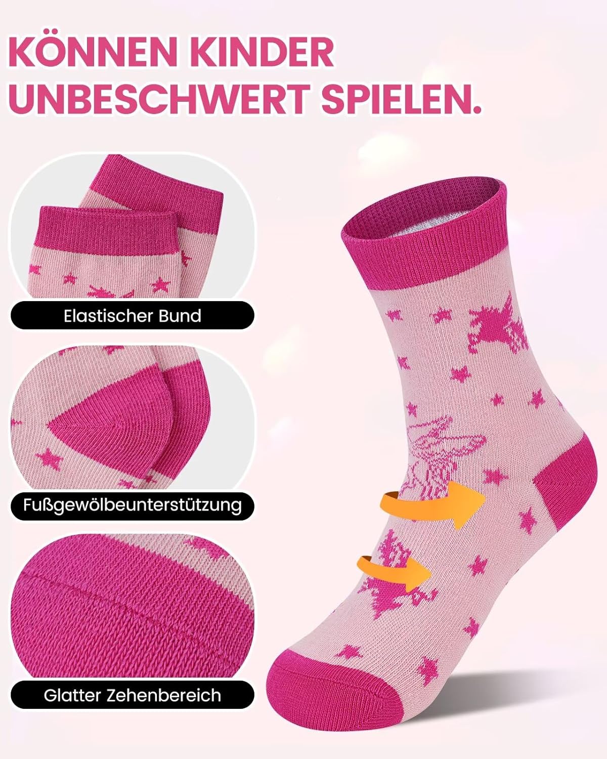 Thumbnail 2 de Kyopp Chaussettes rigolotes pour enfants – 10 paires, coton, animaux, unisexe